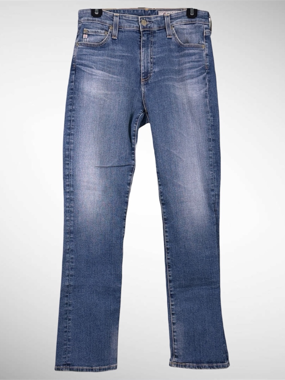 Women’s AG Mari Medium Wash Slim Straight Leg Jeans Size 29